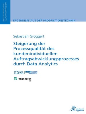 cover image of Steigerung der Prozessqualität des kundenindividuellen Auftragsabwicklungsprozesses